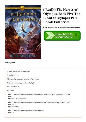 Rick Riordan The Blood Of Olympus Pdf